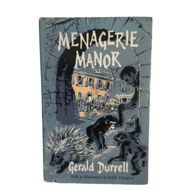 Vintage Menagerie Manor Hard Cover Book Gerald Durrell