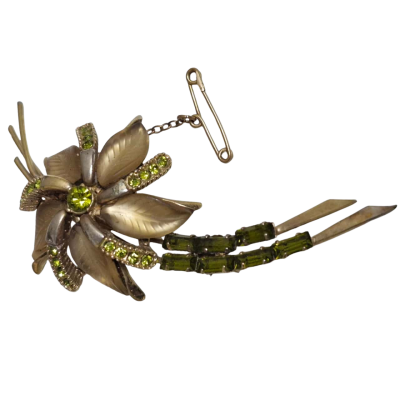  Vintage Elizabeth Reimer Arcansas Floral Brooch 