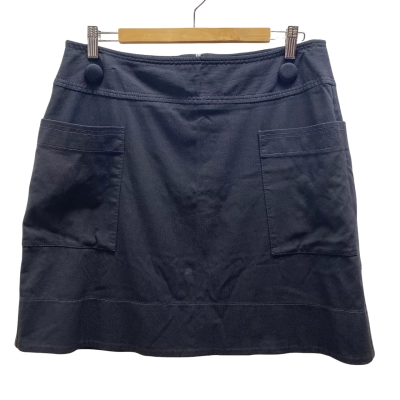 Cue Womens Black Skirt Size 14