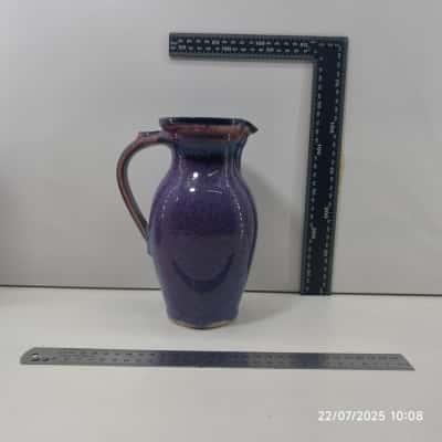 Jug Pitcher Purple Mottled 