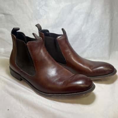Double Oak Mills Size 10 Boots Brown 