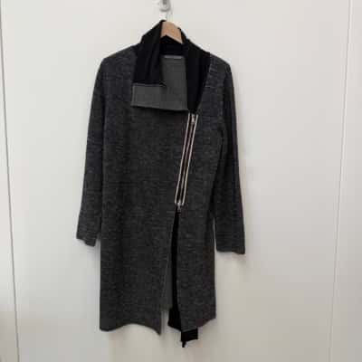  Crea Concept Wool Blend Zip Cardigan/Jacket - Size 44 