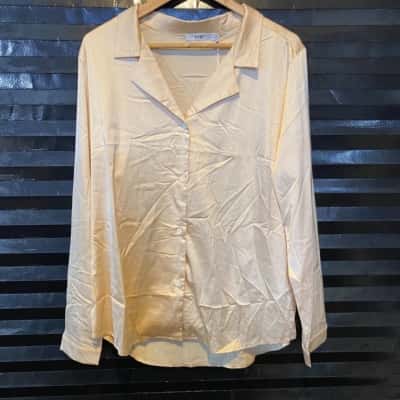 Jorge Lana Satin Shirt  Size 14 