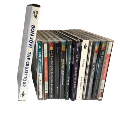 Assorted Bon Jovi CD’s  and DVD as pictured