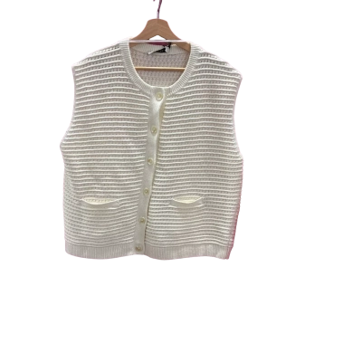 Sportscraft Womens  Size XL Sleeveless Top White 
