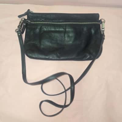 Nat & Nin Womens Leather Handbag Black  