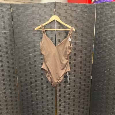 Seafolly Womens  Size 18 Onepiece Bathers Brown 