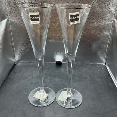 Royal Doulton Single Flute Champagne Glasses