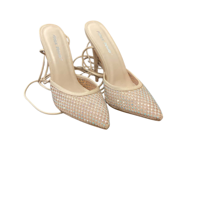 Public Desire Women's  Size 9 Nude Carina Beige