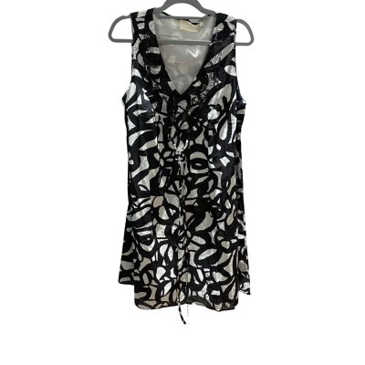 Jump Womens  Size 16 Shift Dress Black  / White With Detailed Neckline 