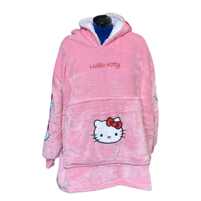Hello Kitty Blanket Hoodie Size S-M