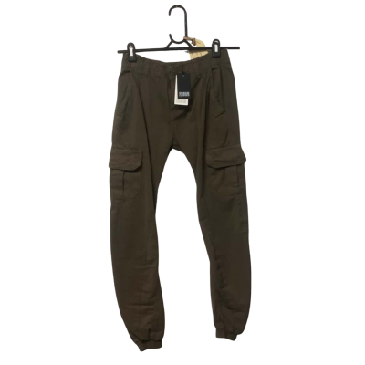 Kids Urban Classics Size 10 / 11 Olive Cargo Pants