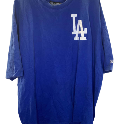New Era Mens Blue T-shirt Size 3XL