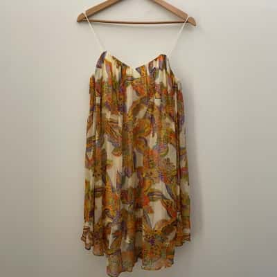 Zimmermann Womens  Size 1 Silk Paisley Mini Dress 