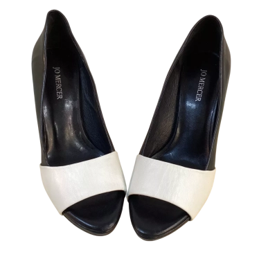 Jo Mercer Womens  Size 6 Heels Black  / White 