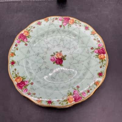 Royal Albert Peppermint Damask Salad Plate 
