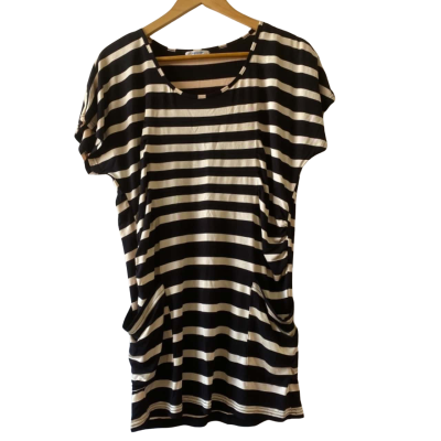 Valleygirl Womens  Size S Mini Dress Striped 