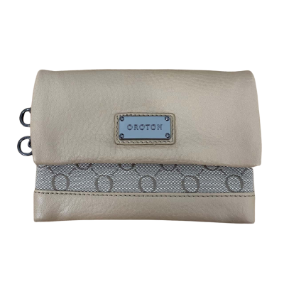 Oroton Abbey Soft Wallet Beige 