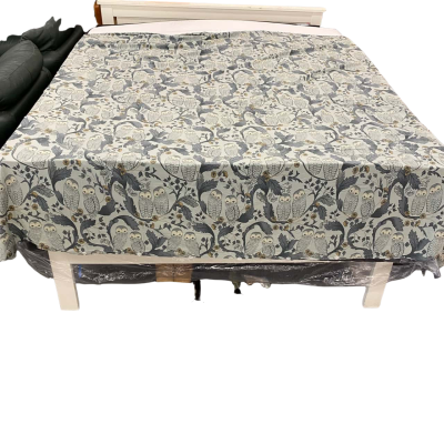 Home Republic King Bed Quilt Cover + 2 Pillowcase Green/Pattern