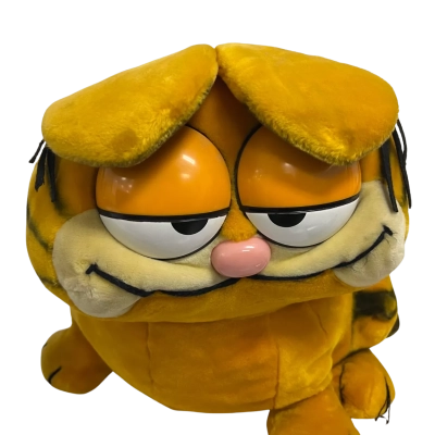 Vintage Dakin Garfield Large Plush Approx. 40cm – Sleepy Eyes – ©1981 Tag
