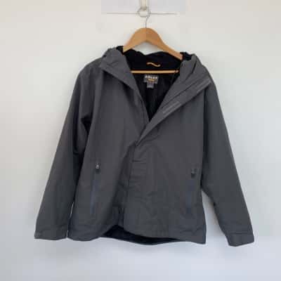 ARIAT Rebar Stormshell Grey Waterproof Jacket Size L 