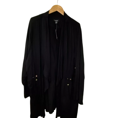 beme Womens  Size 22 Open Jacket Black  