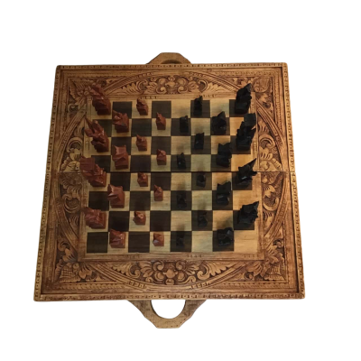 Handcrafted Thai Wooden Chess Set