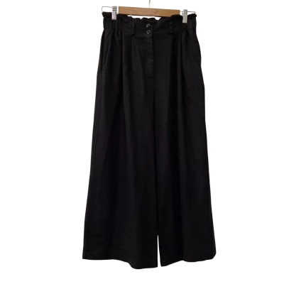 Princess Highway High-Waisted Wide Leg Culotte/Pant's Black Size 10