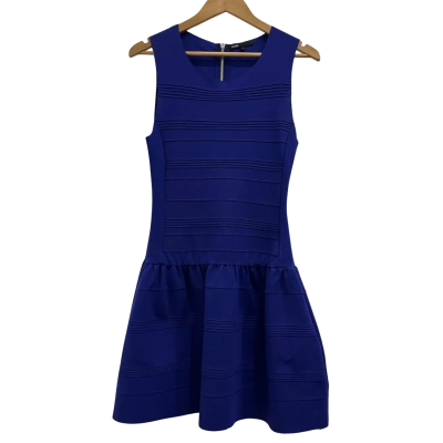 Maje Womens  Size 2 Sleeveless Dress  Blue 