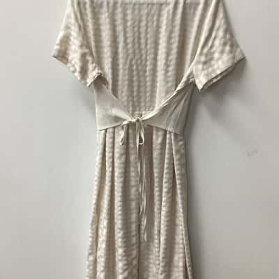Vintage ‘80’s Katies Womens  Size 14 Casual Dress Cream K