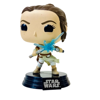Funko POP - Rey with Two Lightsabers #434 (Out of Box)