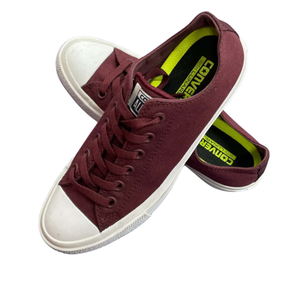 Unisex Converse Lunarlon II low-top Size 8 Sneakers Maroon / White 
