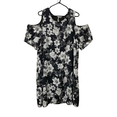 Basque Womens Black & White Dress Size 20