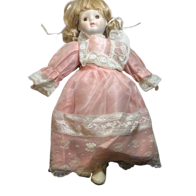 Vintage Porcelain Doll 38 cm