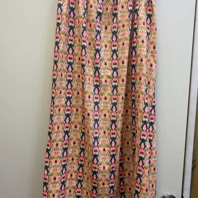 Maison Scotch Womens Size M Maxi Skirt Multicoloured / Pattern 