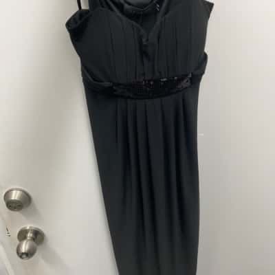 Liz Jordan Womens  Size 10 Sleeveless Dress  Black  