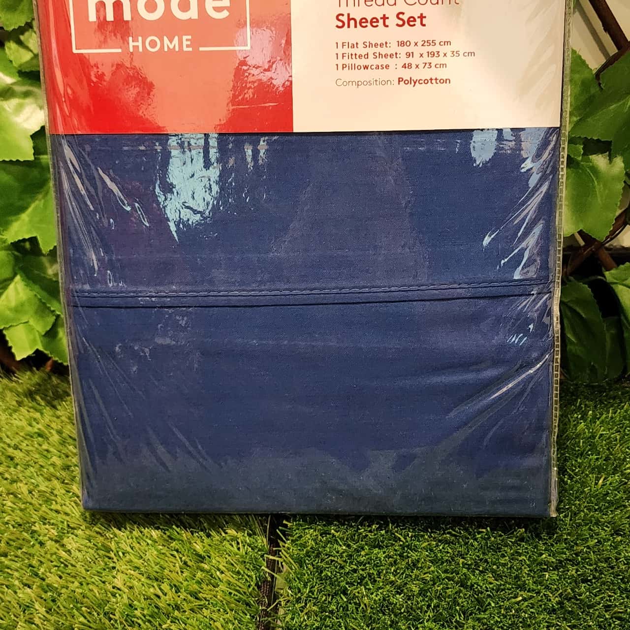 Mode Home 180 Thread Count Sheet Set Dark Blue Single(s)