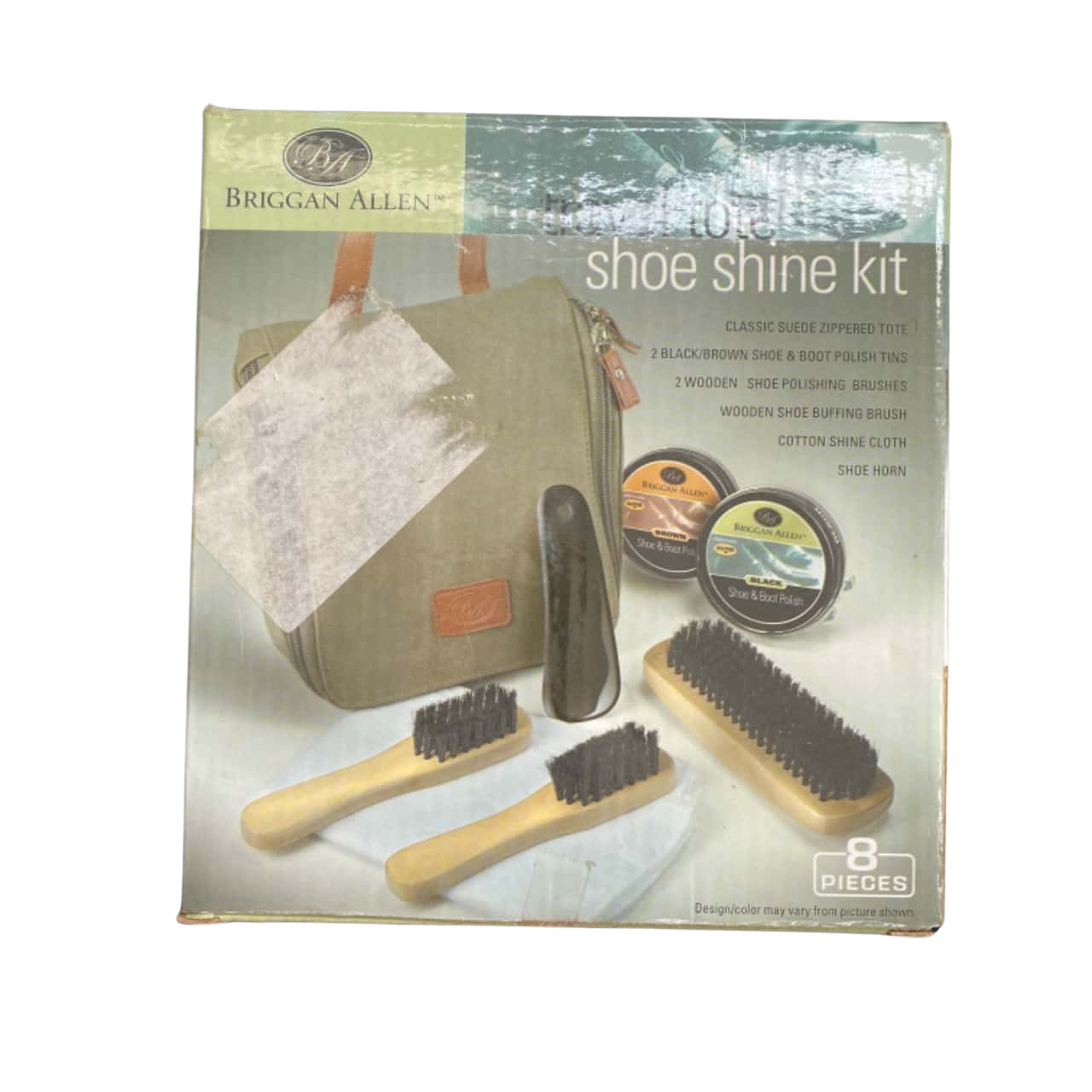 Travel tote shoe shine kit(s)