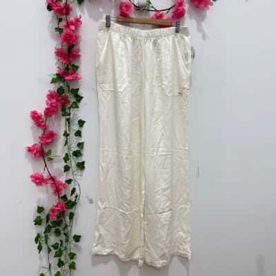 Volcom Womens Wide Leg Pants Size 14 Beige 