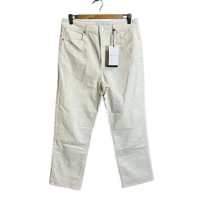 Witchery Womens  Size 12 Cord Straight White Denim Pants