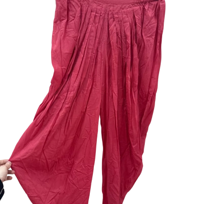  Anokhi Womens  Size L Harem pant red