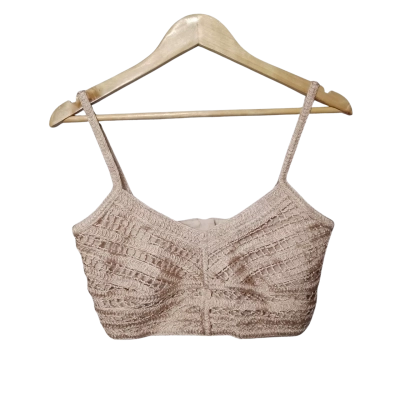 Kookai Women's  Size S Champagne Crop Top