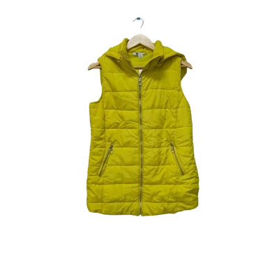 Rockmans Womens  Size 12 Puffer Jacket / Vest Jacket Yellow 