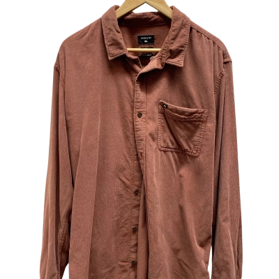 Quicksilver Mens  Size L Brown Shirt
