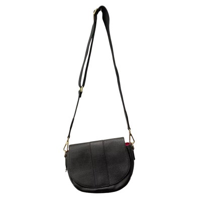 Arlington Milne Black Zara Saddle Bag Mini 