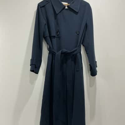 Commonry  Womens  Size 14 Trenchcoat / Winter Coat Navy Blue 