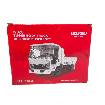 Isuzu tipper truck building blocks set inbox parts unopened