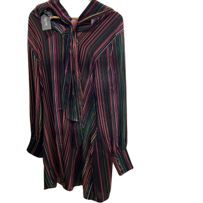 City Chic Womens  Size 18 Long Sleeve Shirt Striped 