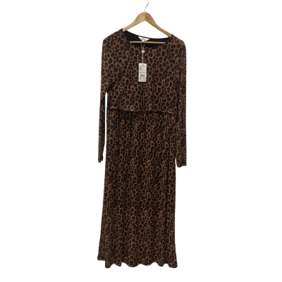 Ripe Maternity Womens  Size L Animal print / Black  / Brown 