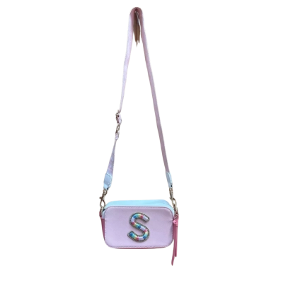 Seed Womens Cross Body Bag Pink  / White 